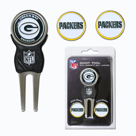 Packers Divot Tool & Ball Markers Set