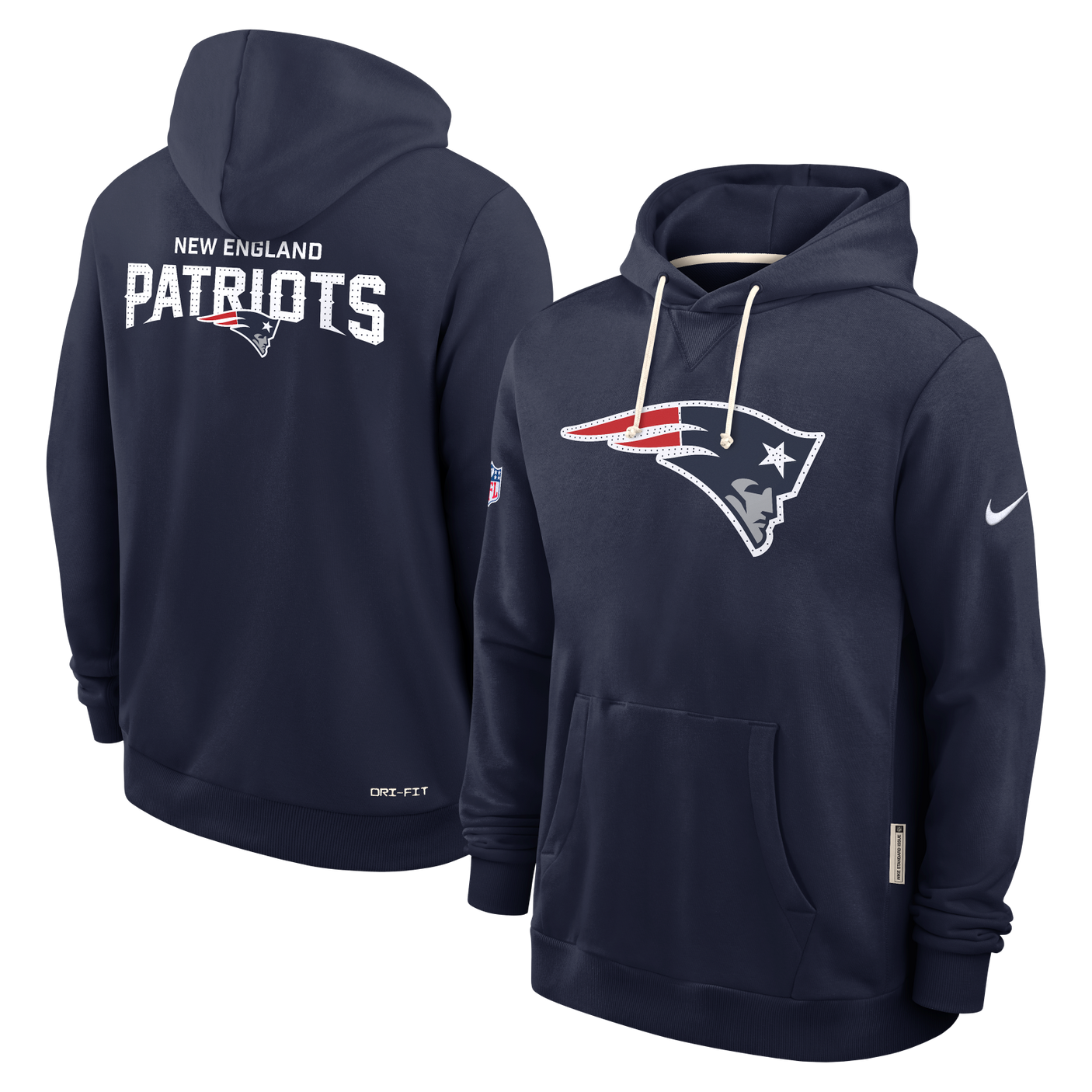 Patriots 2025 Nike Men's Sideline DRI-Fit Hoodie