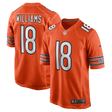 Bears Caleb Williams Men's Nike Alternate Game Jersey Pro Football Hall of Fame