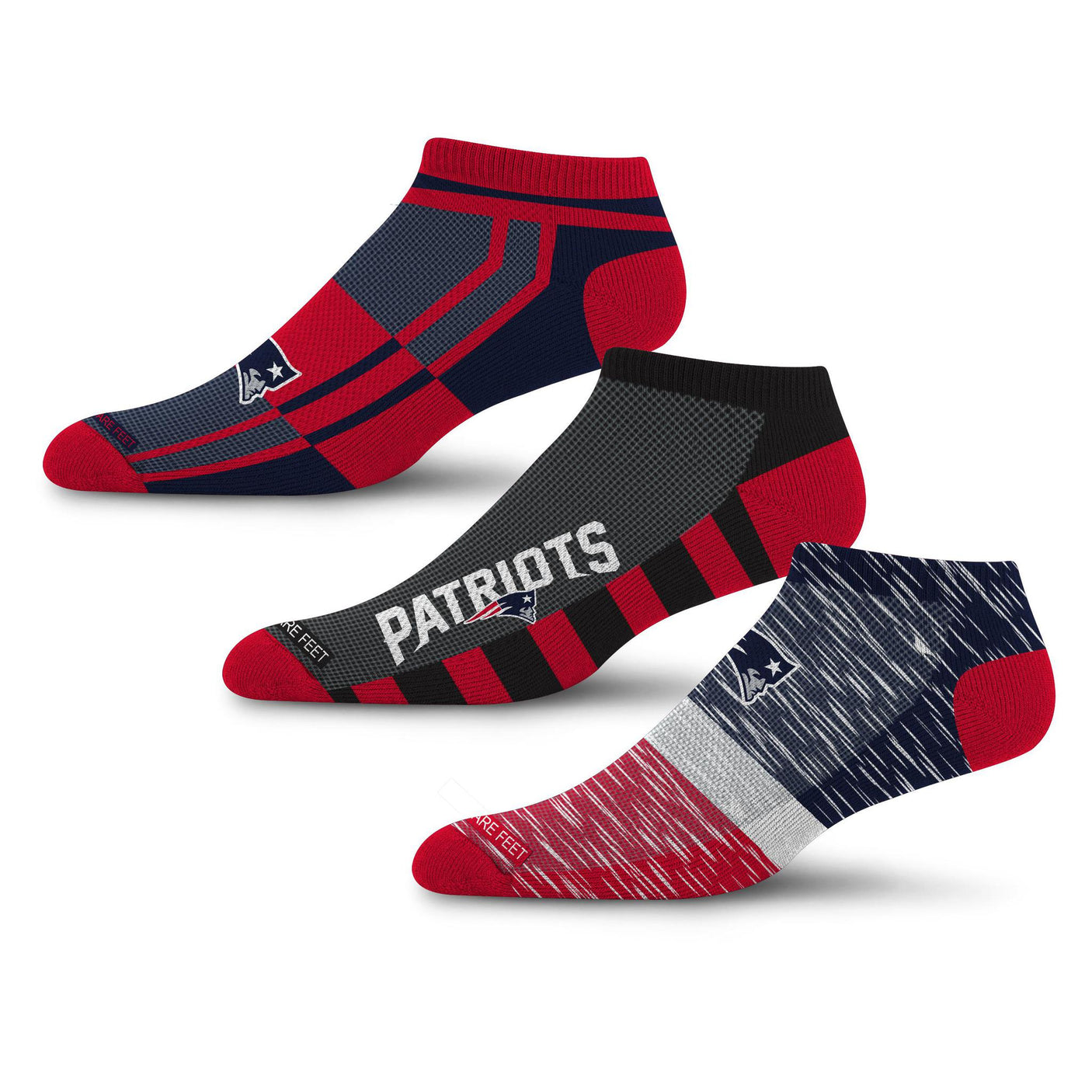 Patriots Stripe Stack Socks