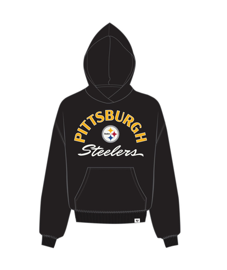 Steelers 2025 '47 Brand Women's Whirlwind Naomi Hoodie
