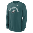 Eagles 2026 Nike Men's Club Fleece Pullover Crewneck Pro Football Hall of Fame