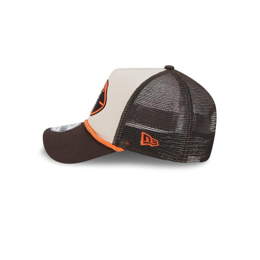 Browns Men's New Era 9FORTY A Frame 2024 Sideline History Hat