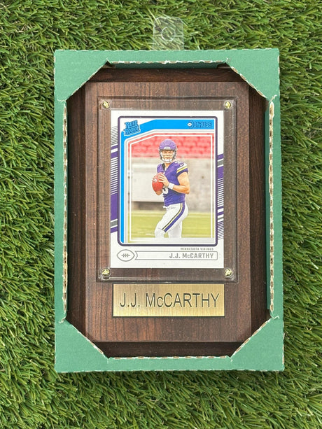 JJ McCarthy 4x6 Plaque