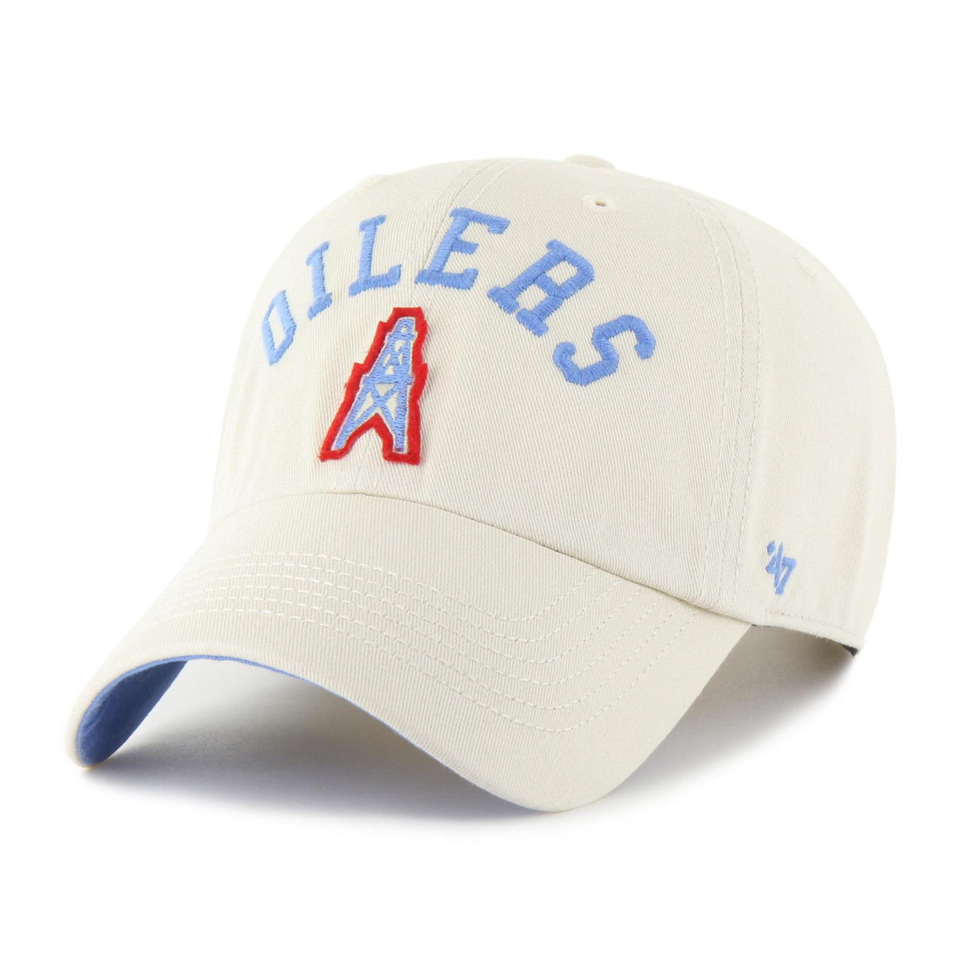 Oilers Men's '47 Clubhouse Faber Clean Up Hat