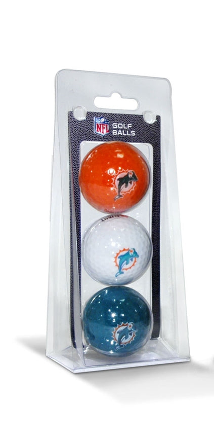 Dolphins Golf Balls 3-Pack