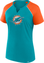 Dolphins Women's Glittered Short Sleeve T-Shirt