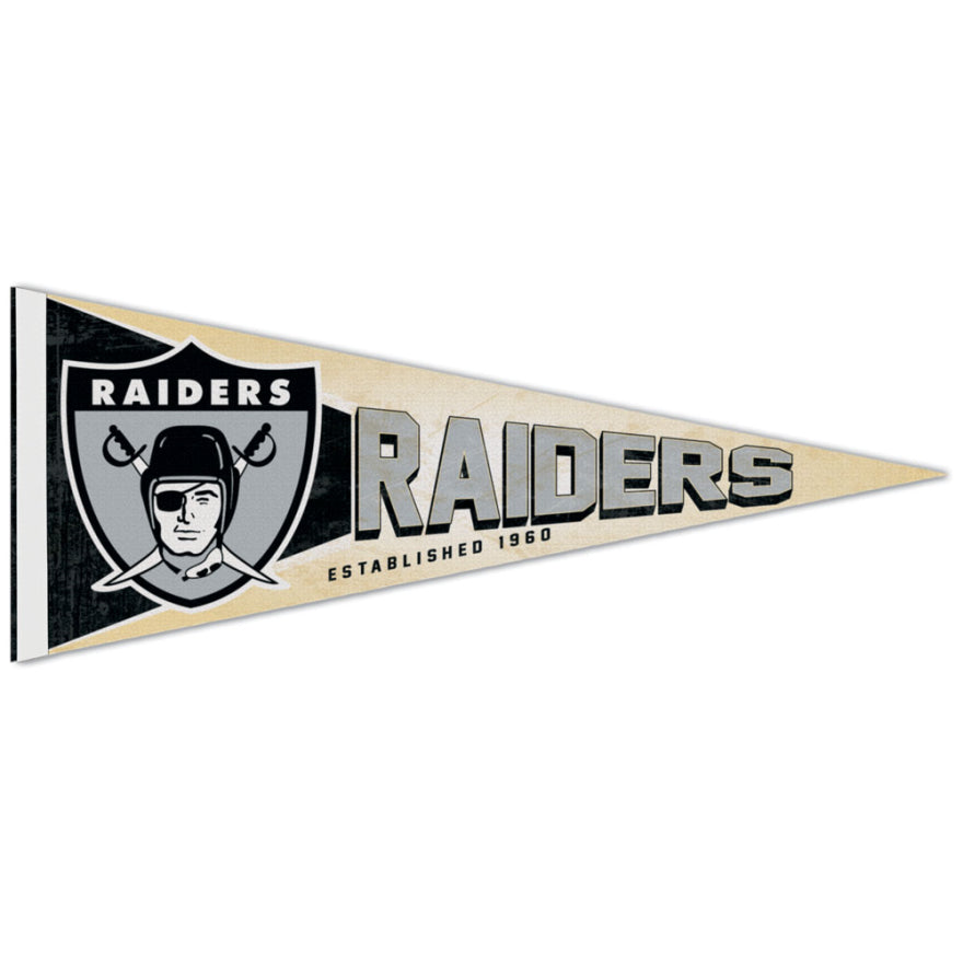 Raiders Classic Logo Pennant - Retro – Pro Football Hall of Fame