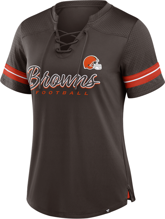 Browns Women's Play Script Fashion T-Shirt
