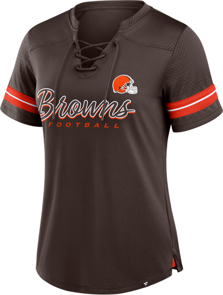 Browns Women's Play Script Fashion T-Shirt