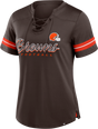 Browns Women's Play Script Fashion T-Shirt