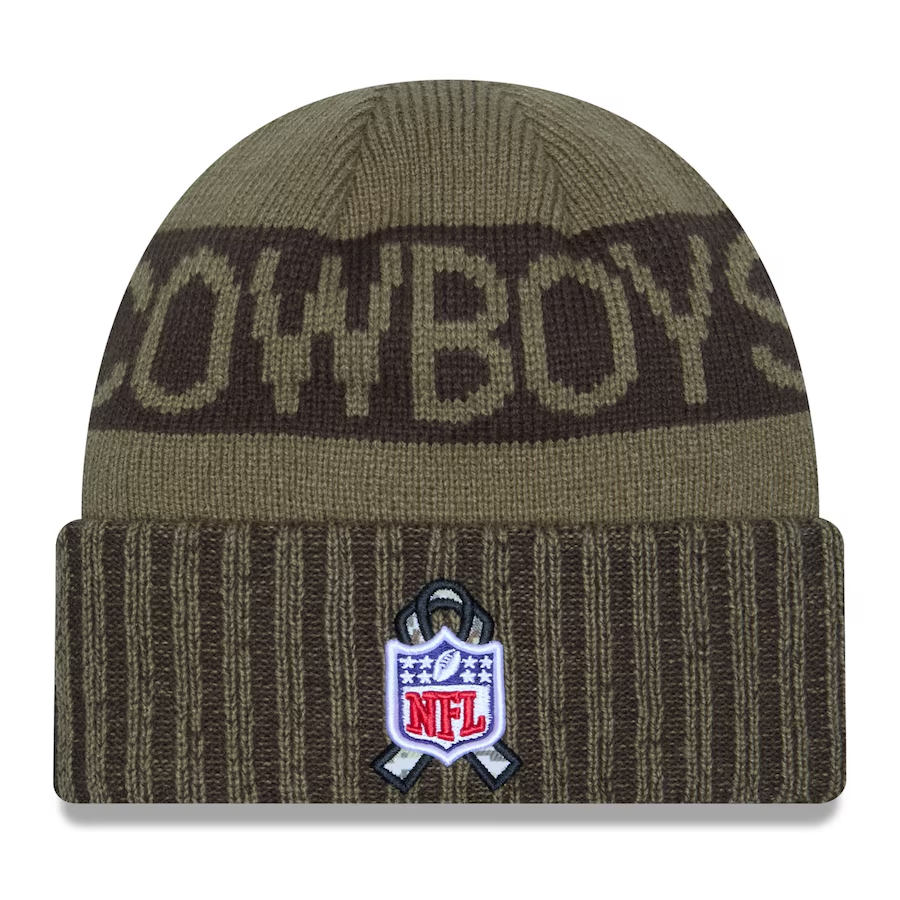 Cowboys 2025 Men's New Era Salute to Service Knit