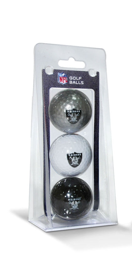 Raiders Golf Balls 3-Pack