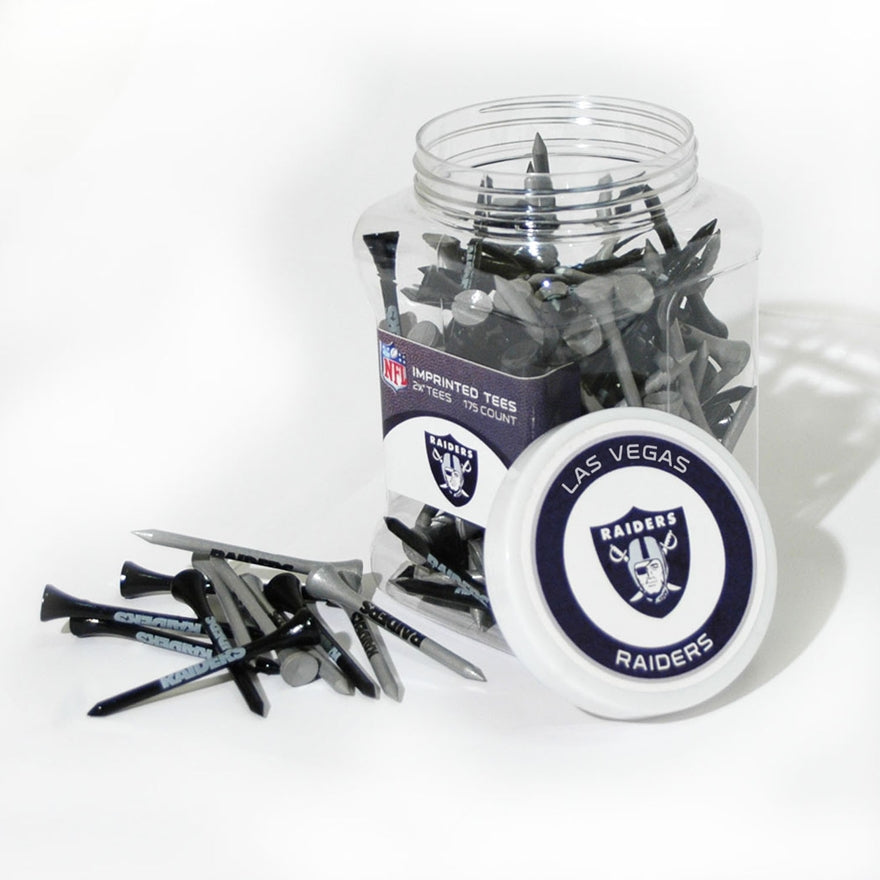 Raiders 175 Count Golf Tee Jar