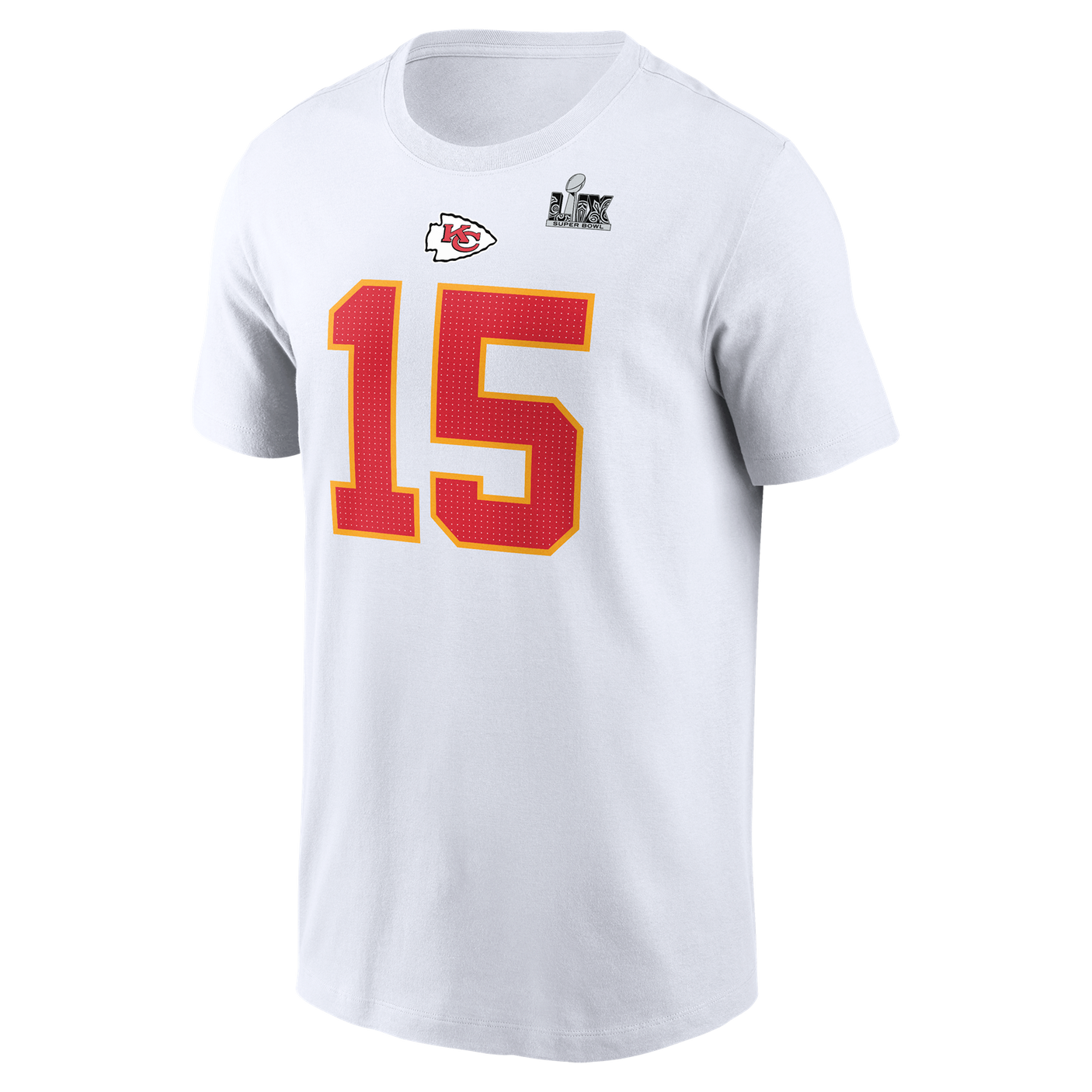 Chiefs Patrick Mahomes Super Bowl LIX (59) Name and Number T-Shirt