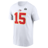 Chiefs Patrick Mahomes Super Bowl LIX (59) Name and Number T-Shirt