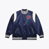 Bears 2026 Mitchell & Ness Men's NFL Retro Roots Lightweight Satin Jacket (10355339788564)