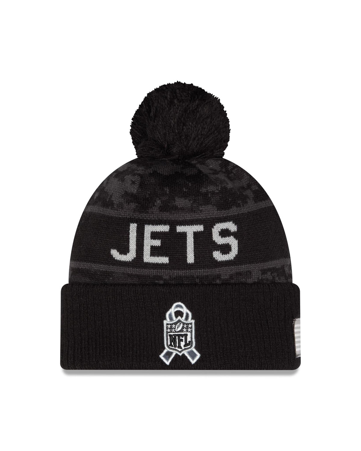 Jets 2026 New Era Men's Salute to Service Knit Pro Football Hall of Fame