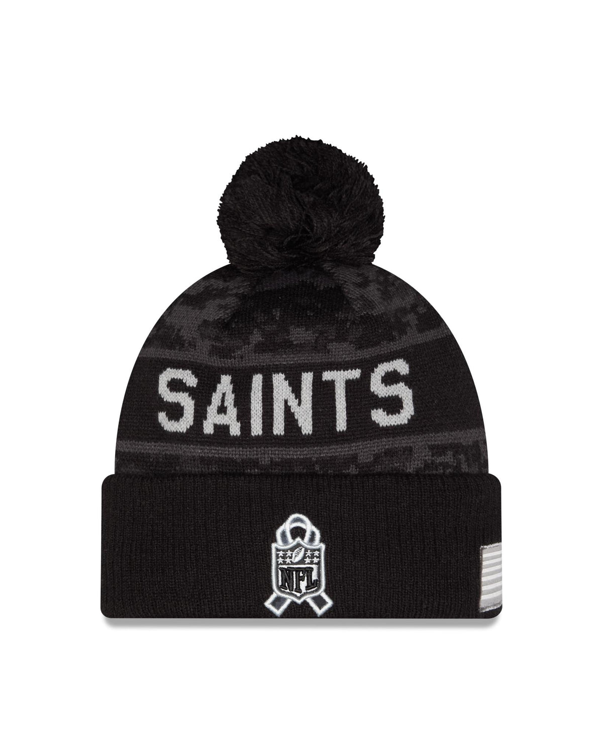 Saints 2026 New Era Men's Salute to Service Knit Pro Football Hall of Fame