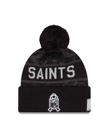 Saints 2026 New Era Men's Salute to Service Knit Pro Football Hall of Fame