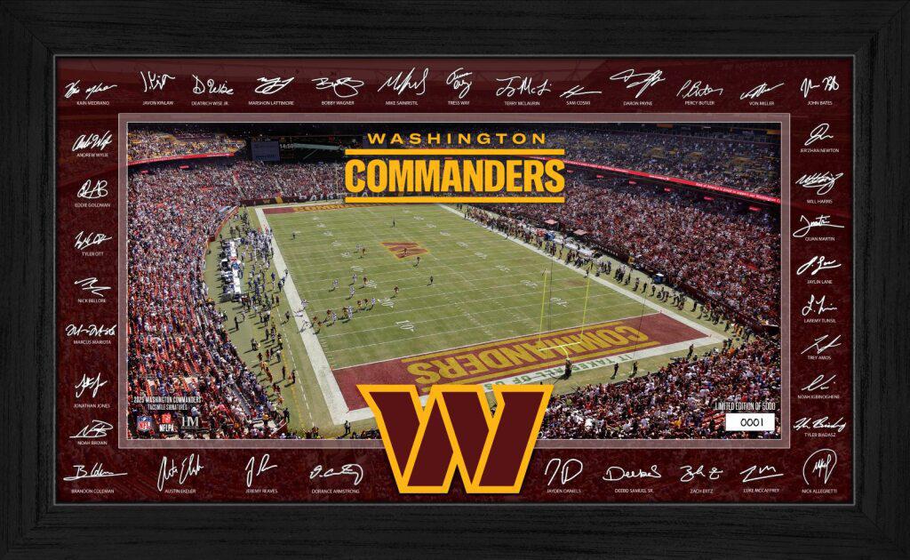 Commanders 2025 NFL Signature Gridiron