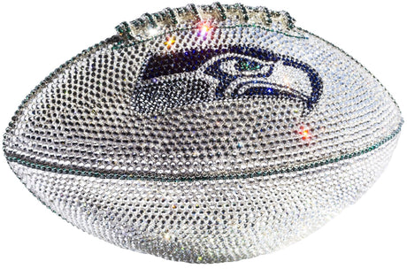 Seahawks Swarovski Crystal Full Size Football