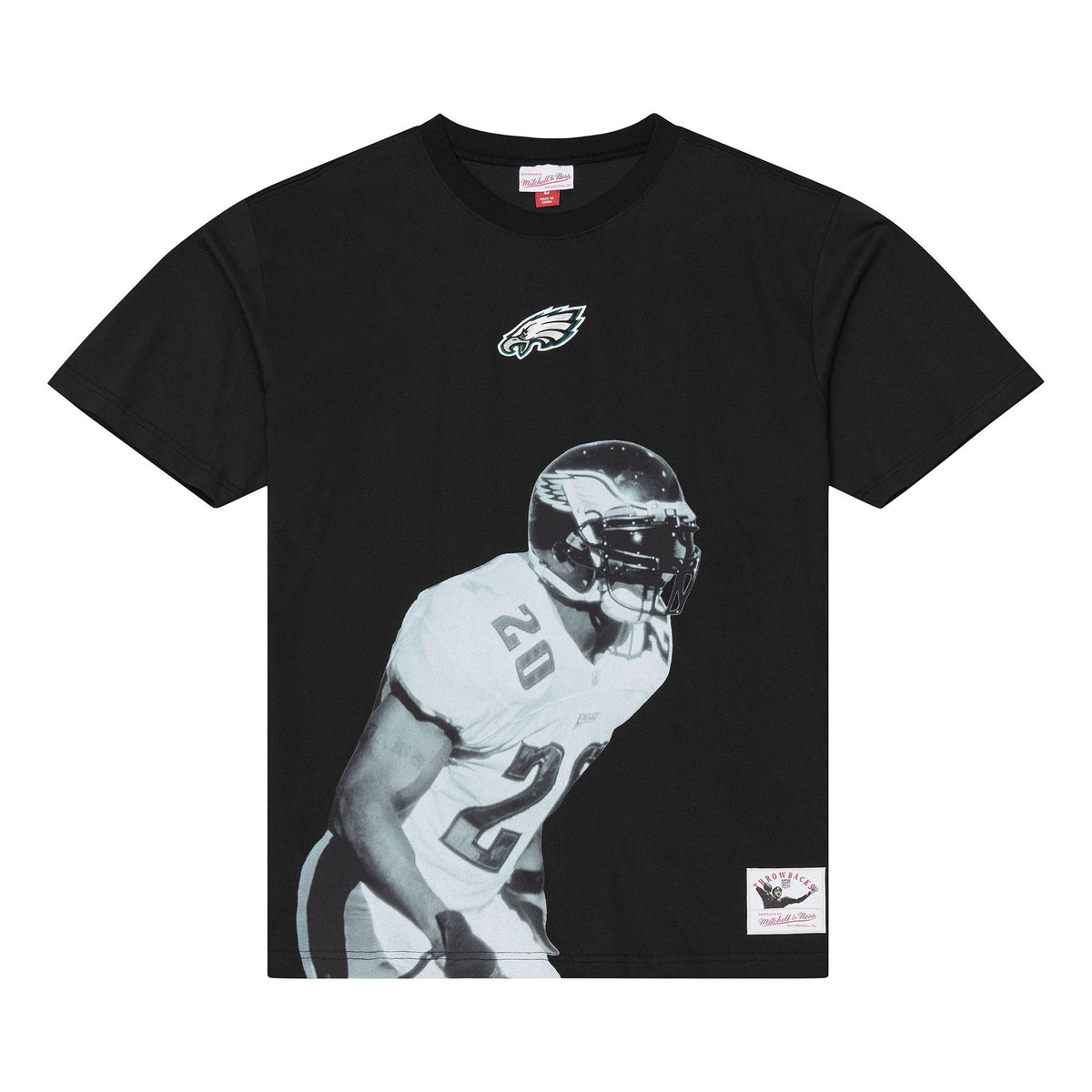 Eagles Brian Dawkins 2026 Mitchell & Ness Throwback T-Shirt Pro Football Hall of Fame