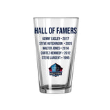 Seahawks Hall of Famer Pint Glass