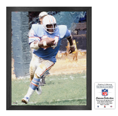 Tennessee Titans Earl Campbell 16x20 Framed Canvas