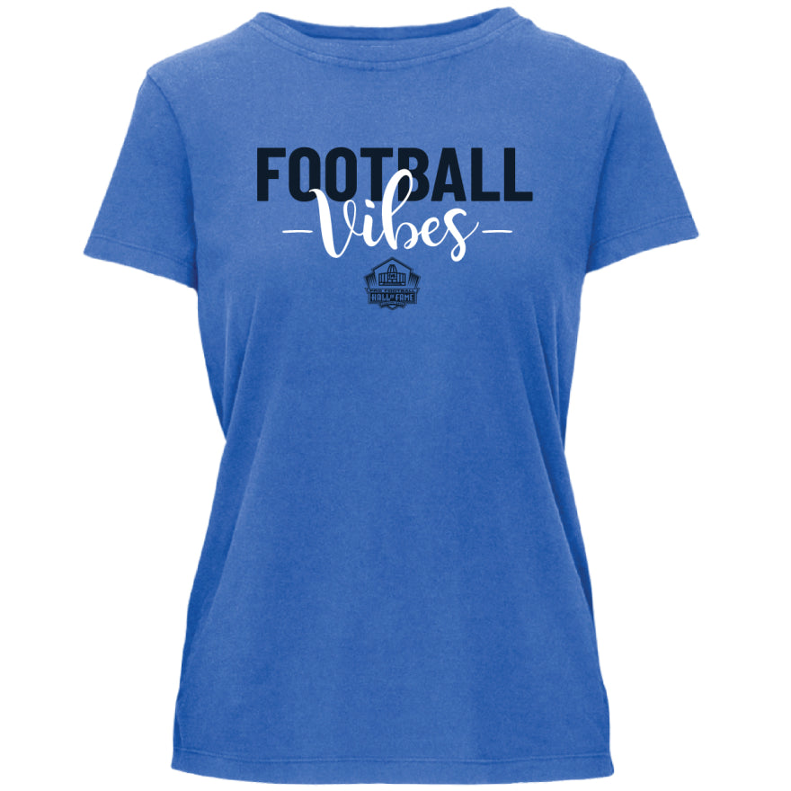 Hall of Fame Women's Camp David Football Vibes T-Shirt