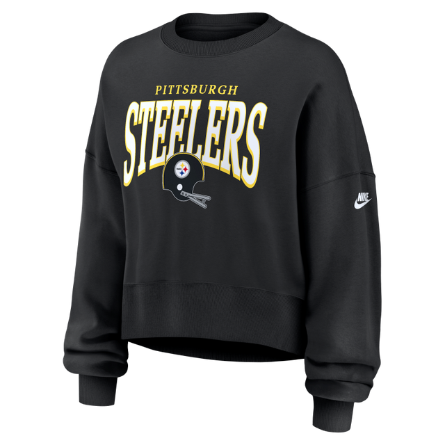 Steelers 2026 Nike Women's Phoenix Fleece Crewneck Pro Football Hall of Fame