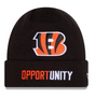 Bengals 2025 New Era Men's Inspire Change Black Knit