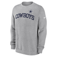 Cowboys Men's Nike Club Crewneck Sweatshirt