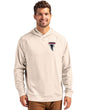 Falcons Cutter & Buck Men's Adapt Eco Heather Hooded Pullover