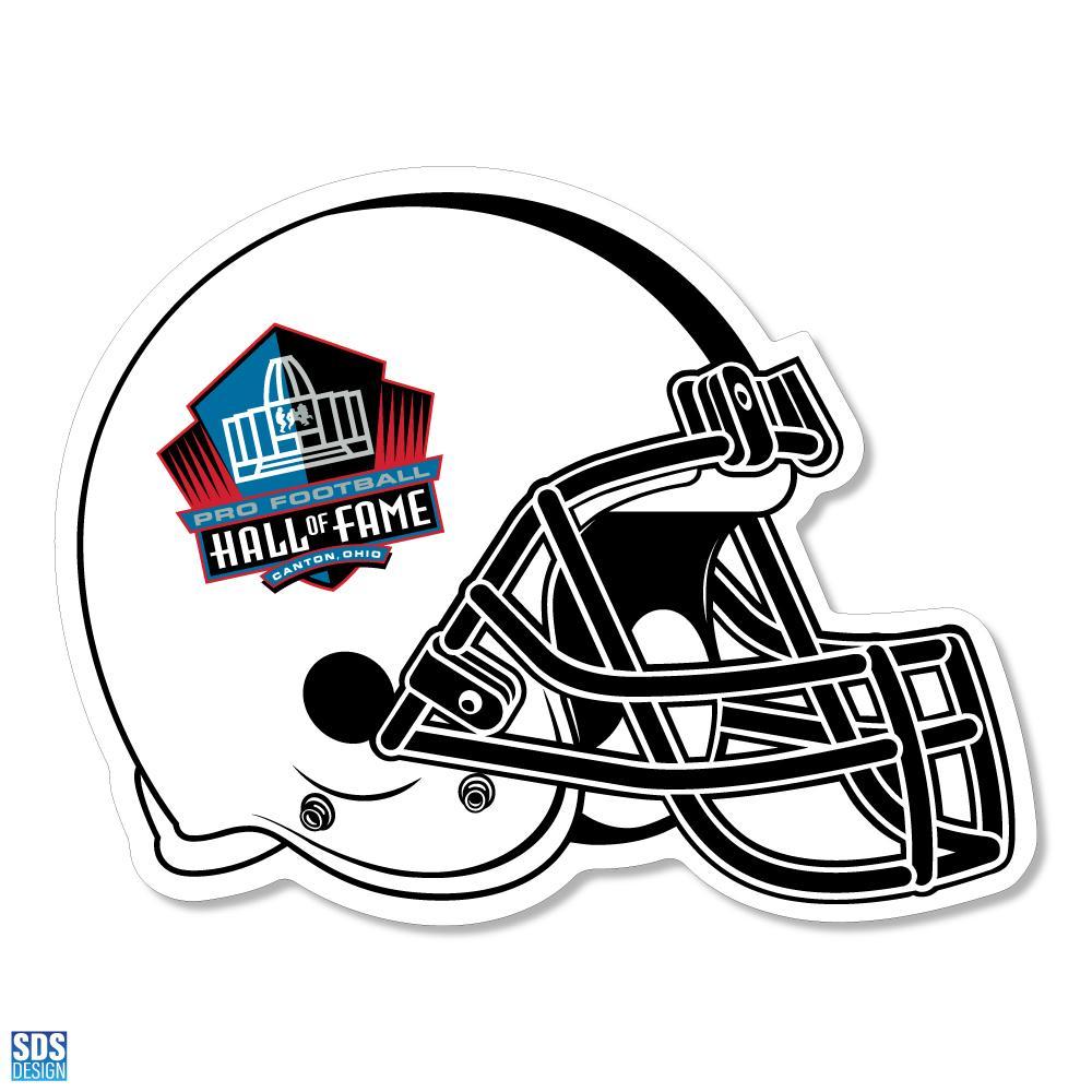 Pro Football Hall of Fame 3" Helmet Vinyl Decal