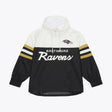 Ravens 2026 Mitchell & Ness Men's Head Coach Lightweight Anorak Windbreaker Pro Football Hall of Fame