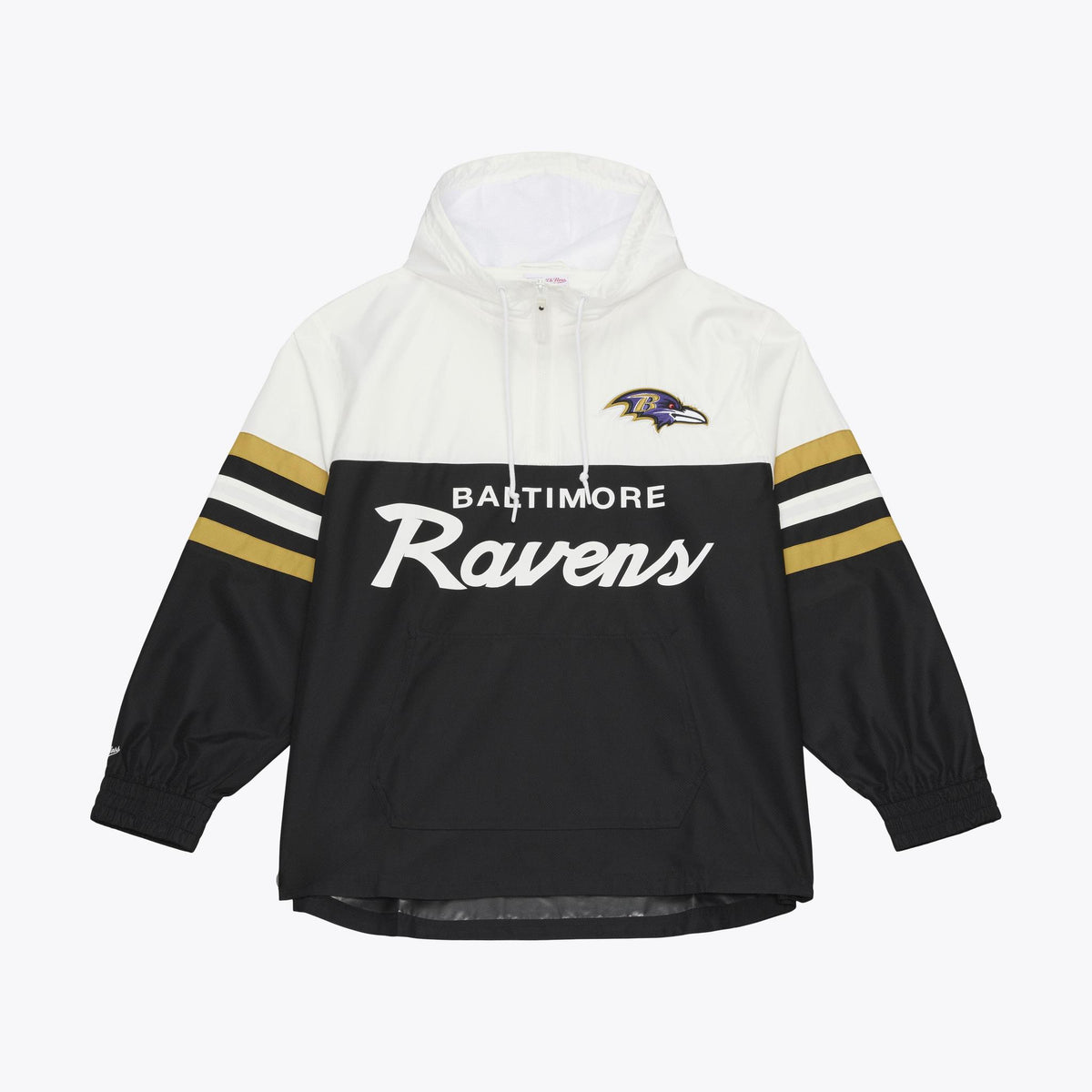 Ravens 2026 Mitchell & Ness Men's Head Coach Lightweight Anorak Windbreaker Pro Football Hall of Fame