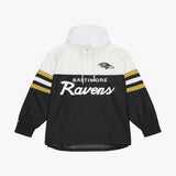 Ravens 2026 Mitchell & Ness Men's Head Coach Lightweight Anorak Windbreaker Pro Football Hall of Fame
