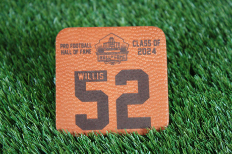 Patrick Willis Class of 2024 Leather Player Coaster