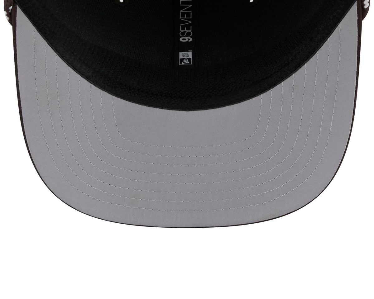 Browns 2026 New Era Men's 9SEVENTY Stretch Snap Two-Tone Hat Pro Football Hall of Fame