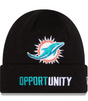 Dolphins 2025 New Era Men's Inspire Change Black Knit