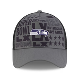 Seahawks 2026 New Era Men's NFC Super Bowl LX (60) Participation Hat