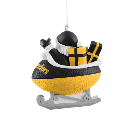 Steelers Football Sleigh Ornament