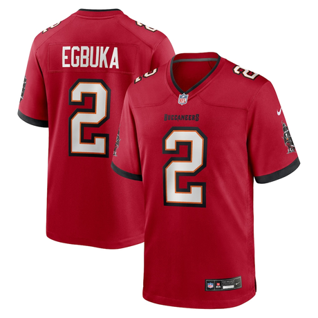 Buccaneers Emeka Egbuka Nike Men's Red Game Jersey