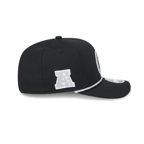 Raiders Men's New Era 2024 9SEVENTY Stretch Snap Sideline Hat