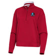 Hall of Fame Antigua Women's Red Goddess 1/2 Zip Pullover