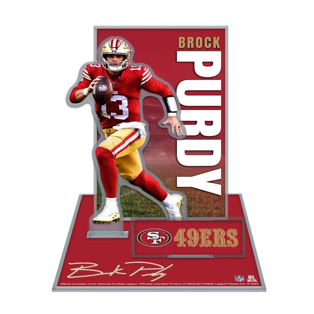 49ers Brock Purdy 3D Collector Stand