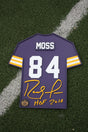 Randy Moss Wood Jersey 3D Sign - DS