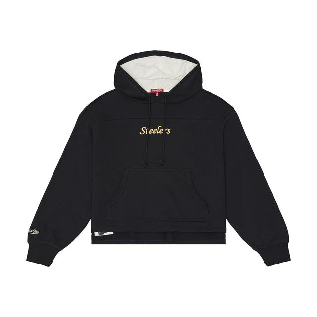 Steelers 2026 Mitchell & Ness Women's Retro Roots Hoodie Pro Football Hall of Fame