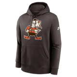 Browns 2024 Nike Men's Rewind Club Logo Sweatshirt